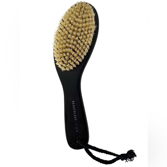NWT, Beautology Lab, Lymphatic Dry Brush, Black Handle and Boar Bristles - Picture 2 of 5